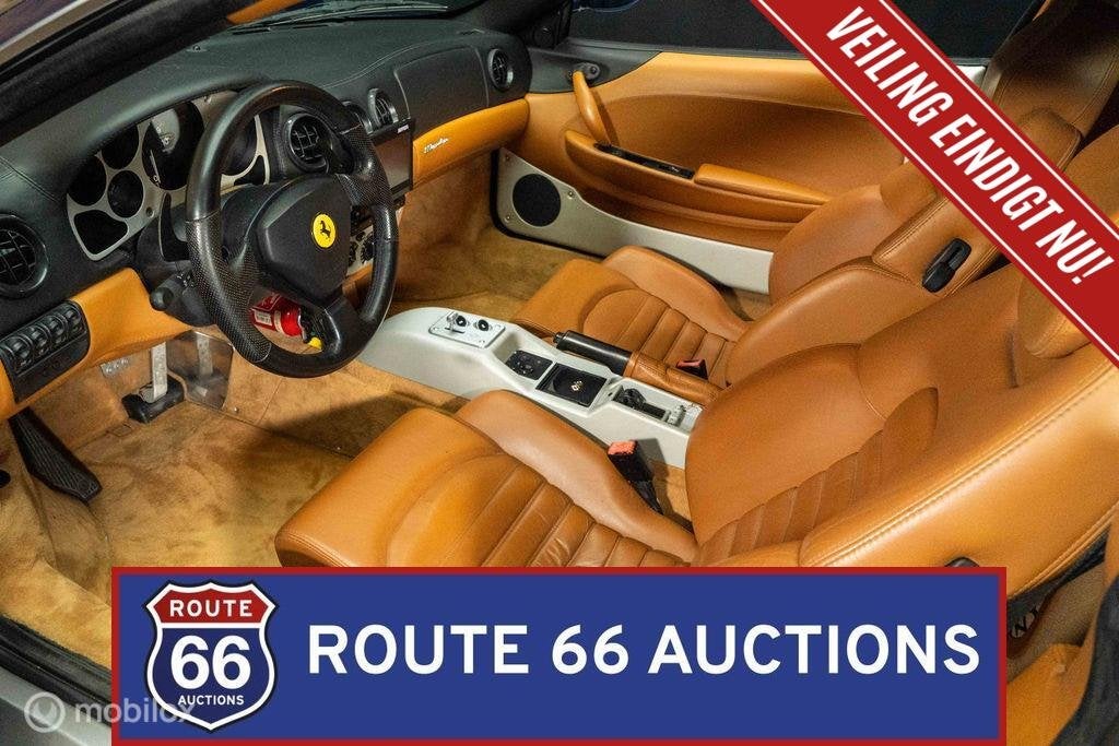 Ferrari 360 Modena | 2001 | Route 66 Auctions, Auto's, Overige carrosserieën, Zwart, Bedrijf, Handgeschakeld