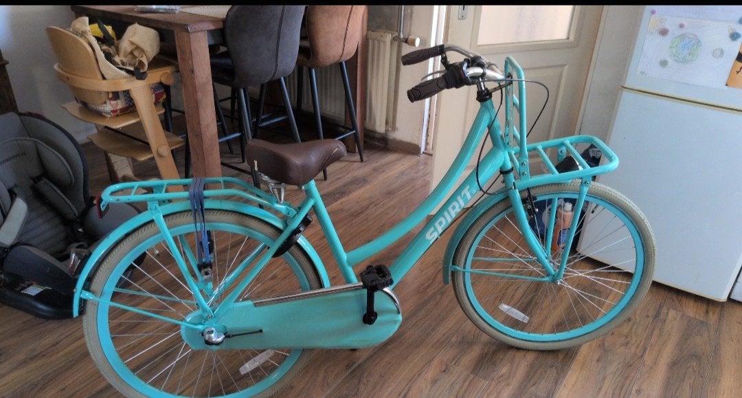 Spirit Meisjesfiets 24 inch - Zeegroen, Ophalen of Verzenden, Gebruikt, Terugtraprem, Overige merken