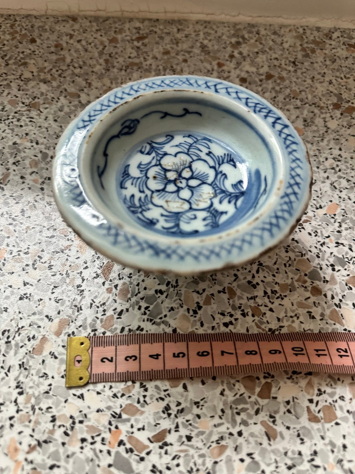 Antieke Chinese Blauw-Witte Porseleinen Kom, Antiek en Kunst, Ophalen of Verzenden