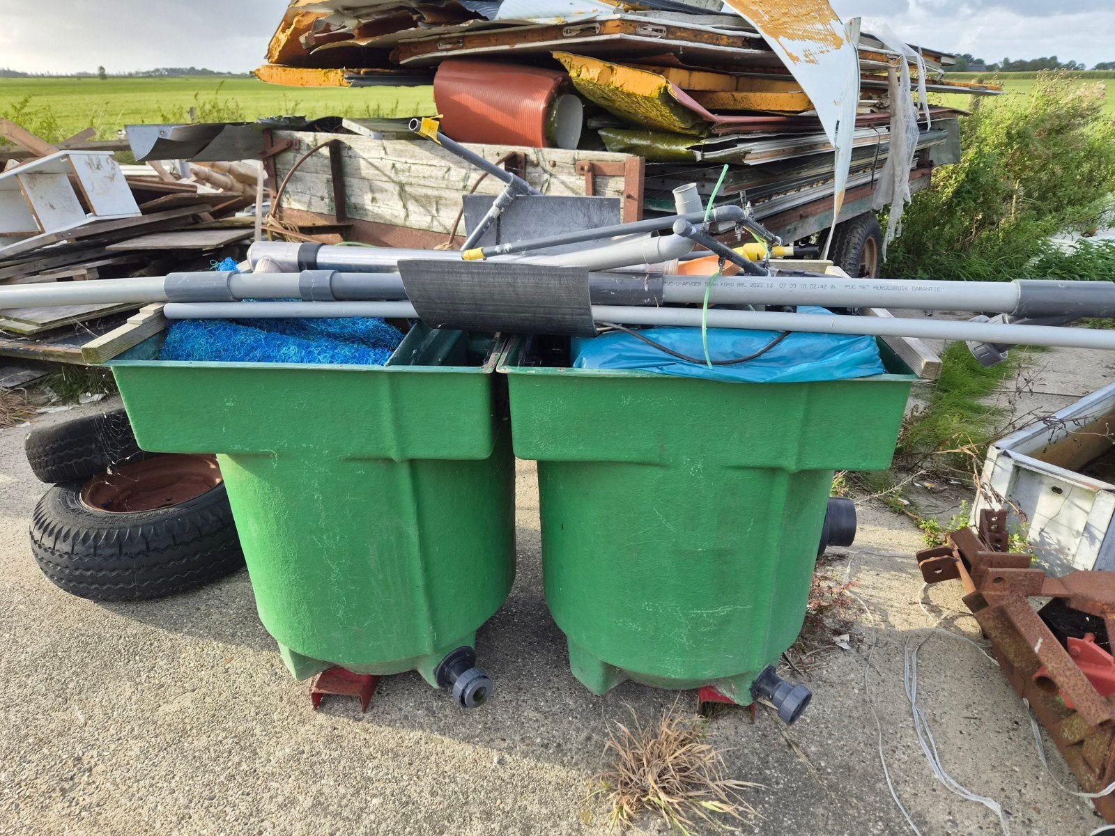 2x Vijverfilter - Gebruikt maar functioneel, Ophalen of Verzenden, Gebruikt