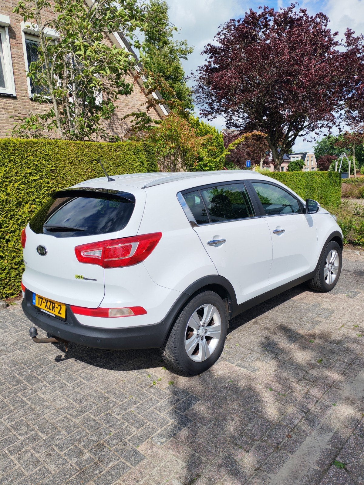 Kia Sportage 1.6 GDI Wit, Trekhaak, 6 versn, leren bekleding, Auto's, Kia, Particulier, Sportage, Airbags, Airconditioning, Boordcomputer