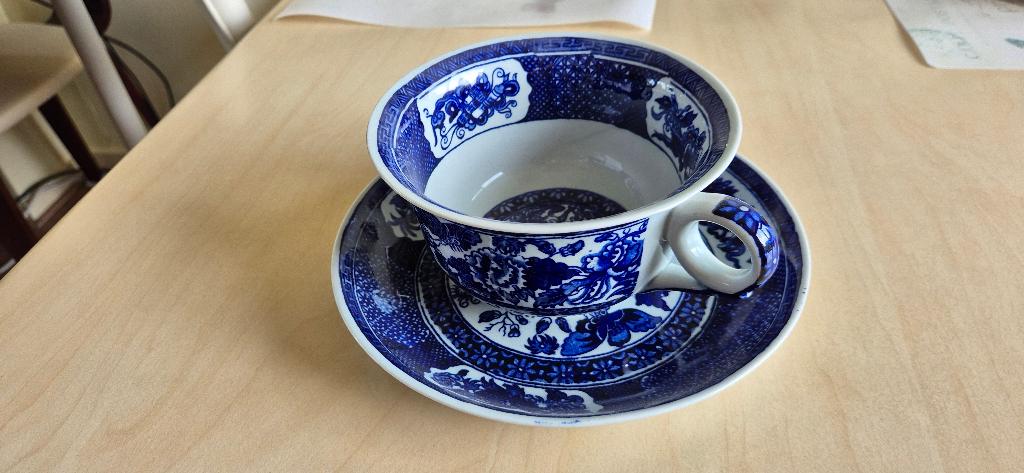 soepkop met schotel Delfts blauw, Ophalen
