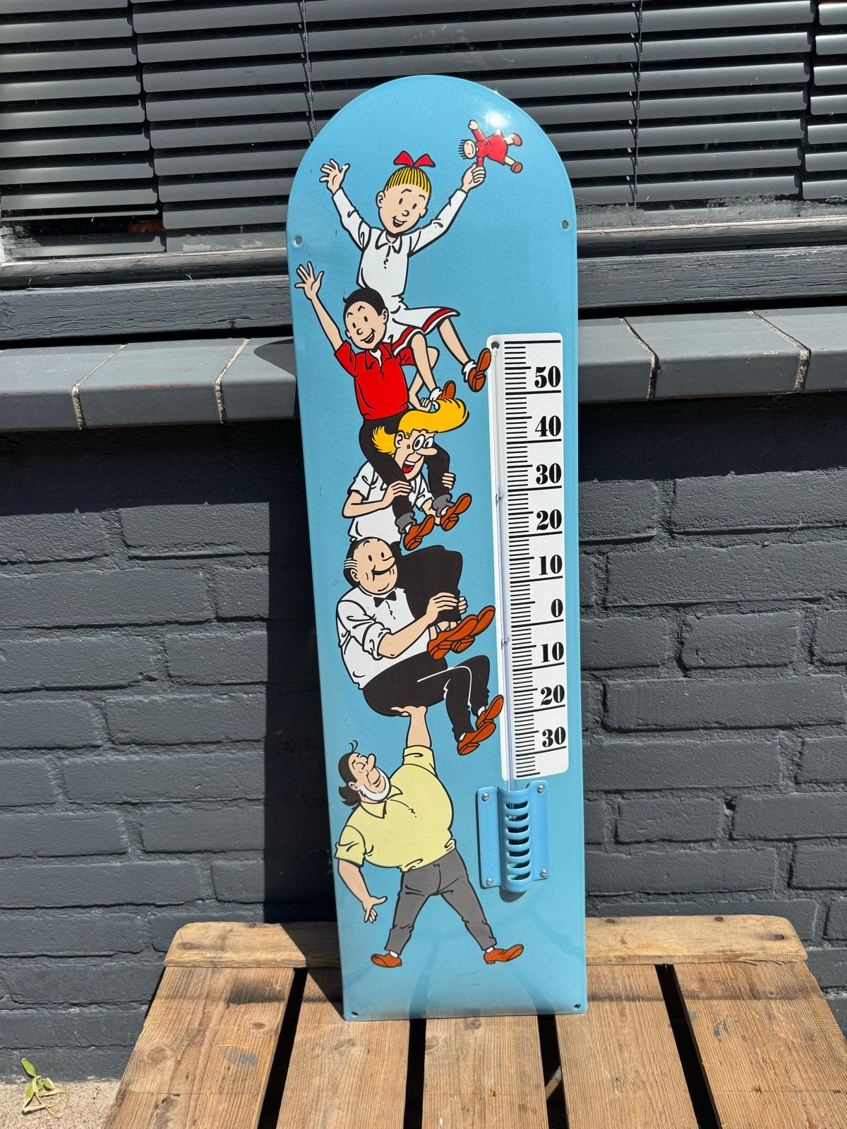 Suske en Wiske emaille thermometer - 1999, Ophalen of Verzenden