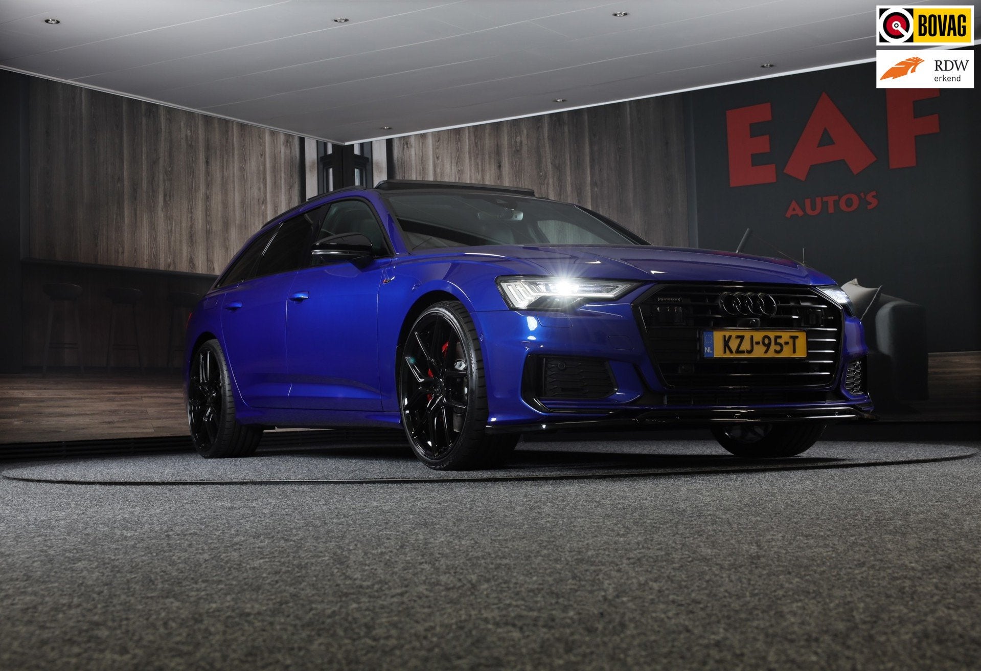 Audi A6 Avant 55 TFSI e Quattro RS6 Look / Head Up / B & O /, Auto's, Automaat, Dealer onderhouden, 14 kWh, Gebruikt