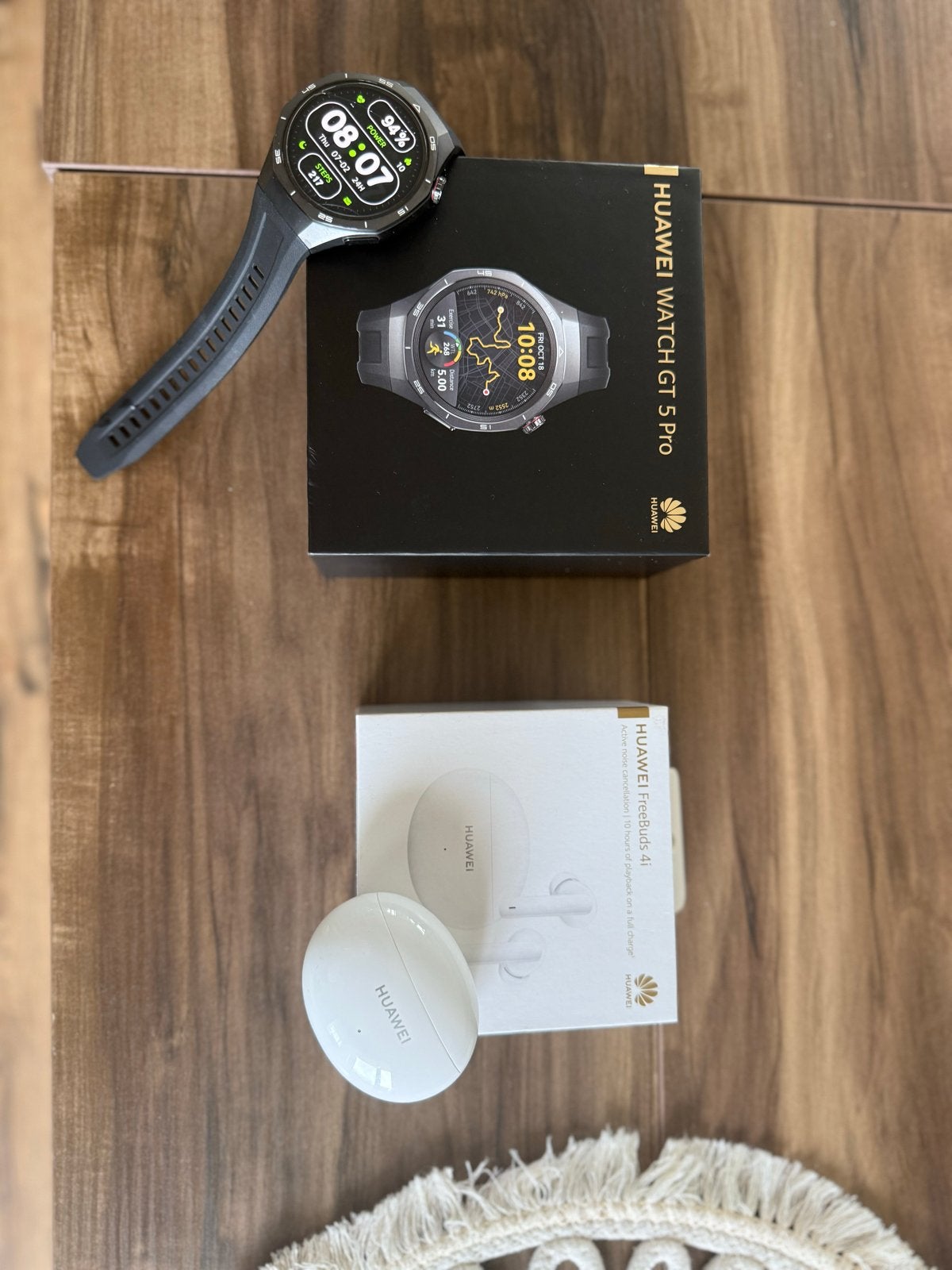 Huawei Watch GT 5 Pro & FreeBuds 4i - Zo goed als nieuw, Afstand, Zwart, Ophalen of Verzenden, Zo goed als nieuw