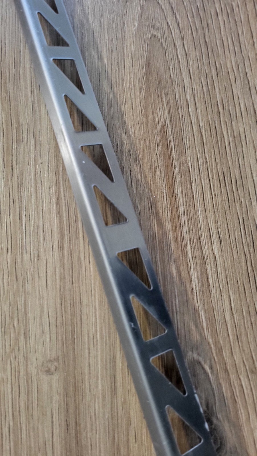 4,5m Tegelprofiel RVS Geborsteld 10mm (stuk 3m en stuk 1,5m), Ophalen, Nieuw