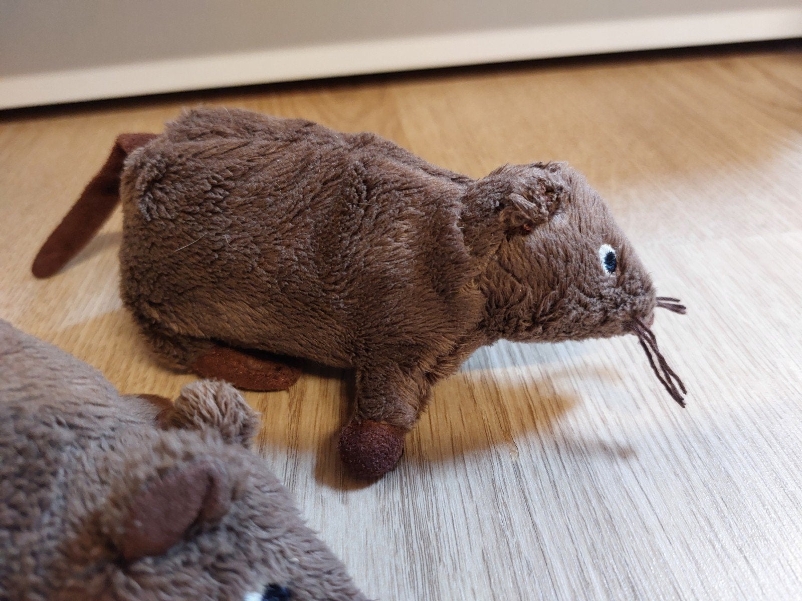 2x IKEA muis knuffeltje bruin gosig mus, Ophalen of Verzenden, Overige typen