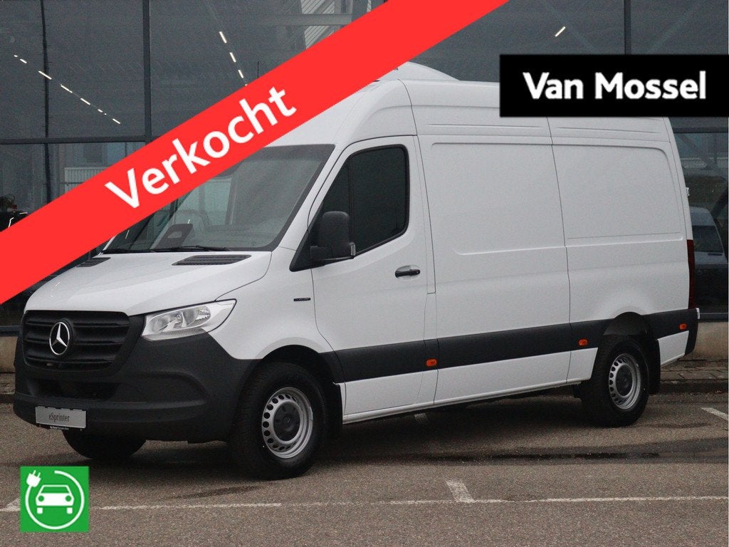 Mercedes-Benz eSprinter 420 L2 / H2 Pro 81kWh Koelwagen, Automaat, Zwart, 2741 kg, Wit