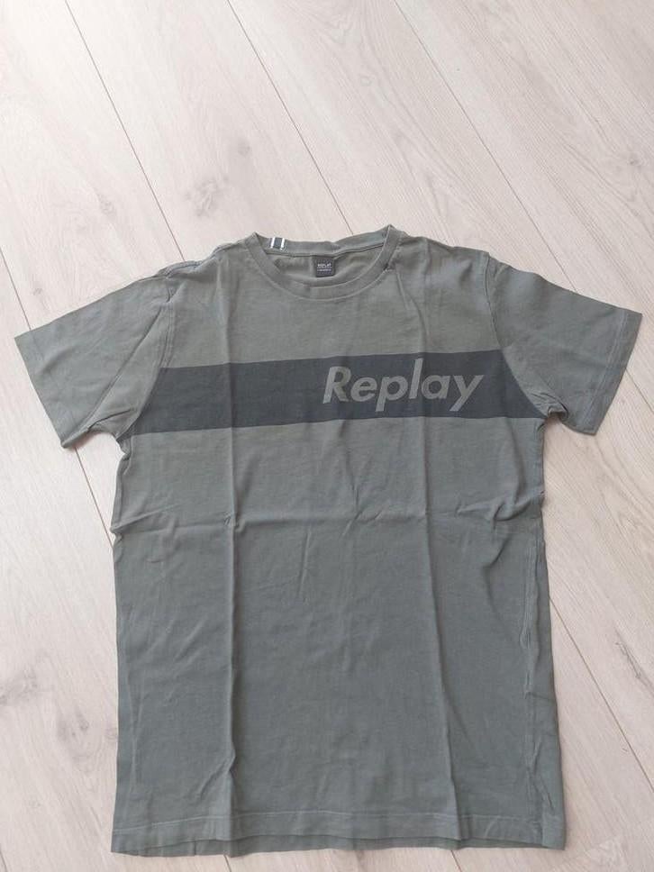 Replay heren t-shirt, Ophalen of Verzenden, Groen