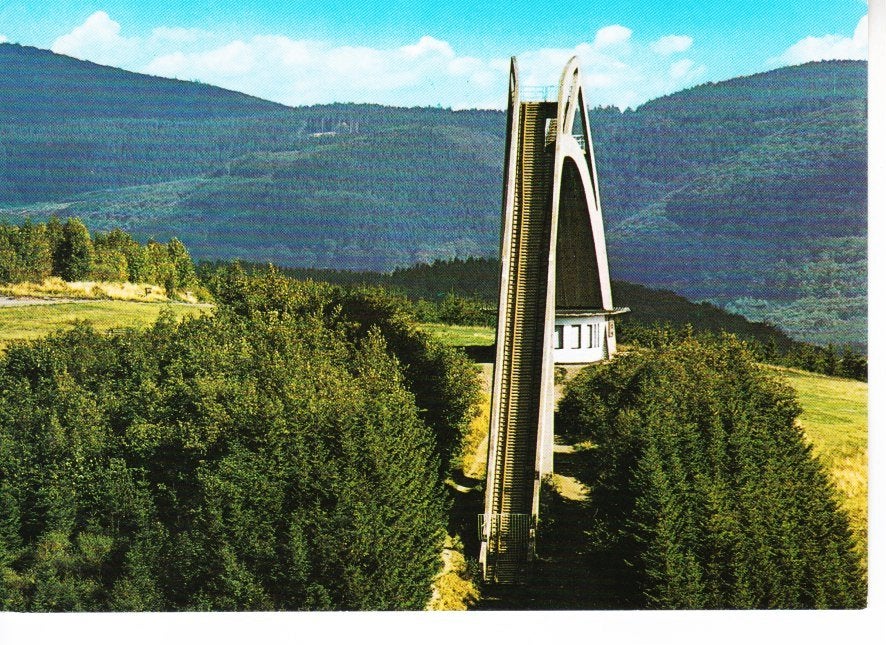 St. Georg Sprungschanze Winterberg, Sauerland.06-10, Ophalen of Verzenden, 1960 tot 1980, Ongelopen, Duitsland