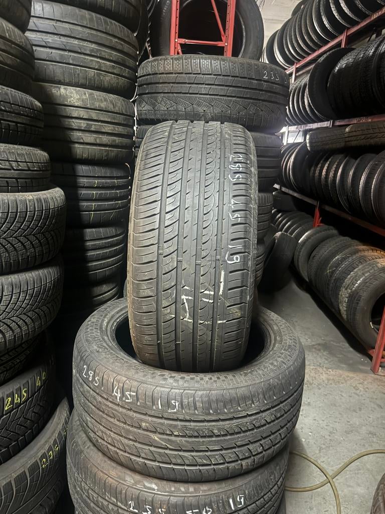 285-45-19 2854519 BANDEN 6mm profiel (İNCLUSİEF MONTEREN), Gebruikt, 285 mm, Band(en), Zomerbanden