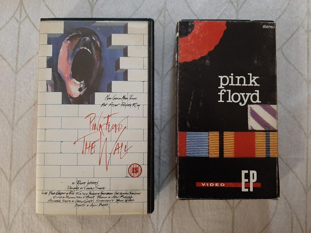 PINK FLOYD - 'The Wall' VHS & 'video EP' VHS., Vanaf 16 jaar, Verzenden, Gebruikt, Muziek en Concerten