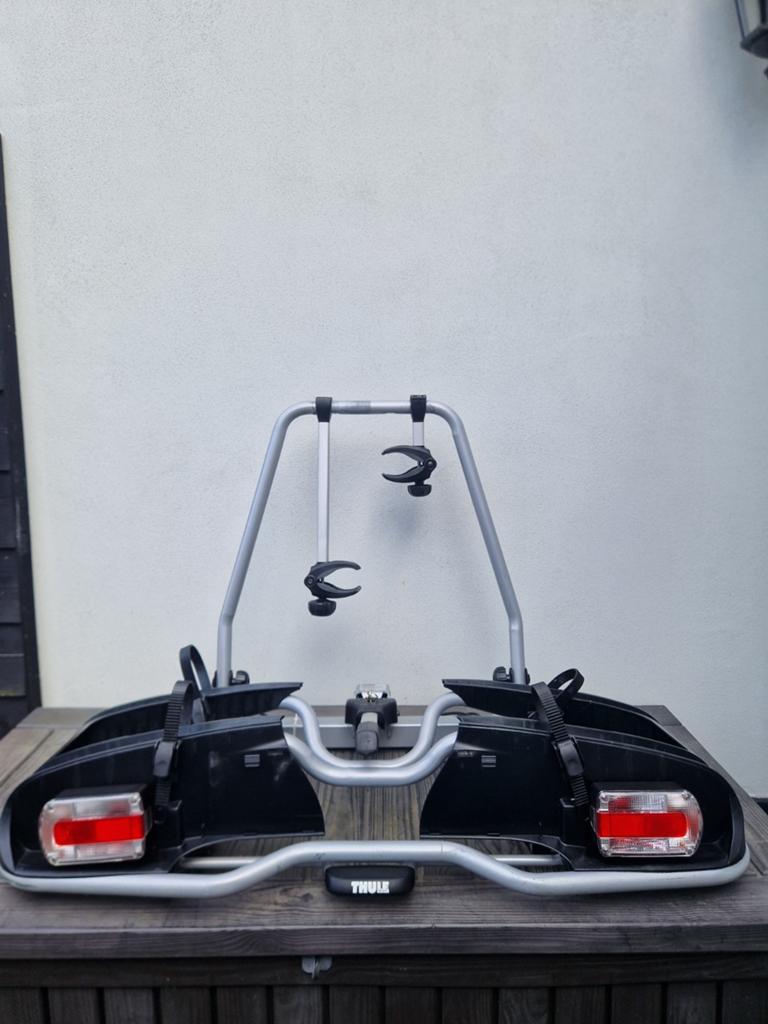 Thule ep916 fietsendrager elektrische fiets kantelbaar 60kg, Auto diversen, Ophalen, Gebruikt, 2 fietsen, Trekhaakdrager
