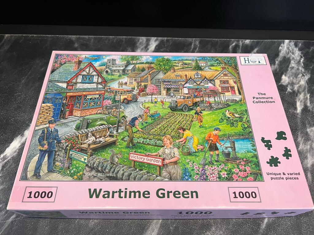 HOP Puzzel 1000 stukjes Wattime Green Panmure collection, Hobby en Vrije tijd, Denksport en Puzzels, Ophalen of Verzenden, 500 t/m 1500 stukjes