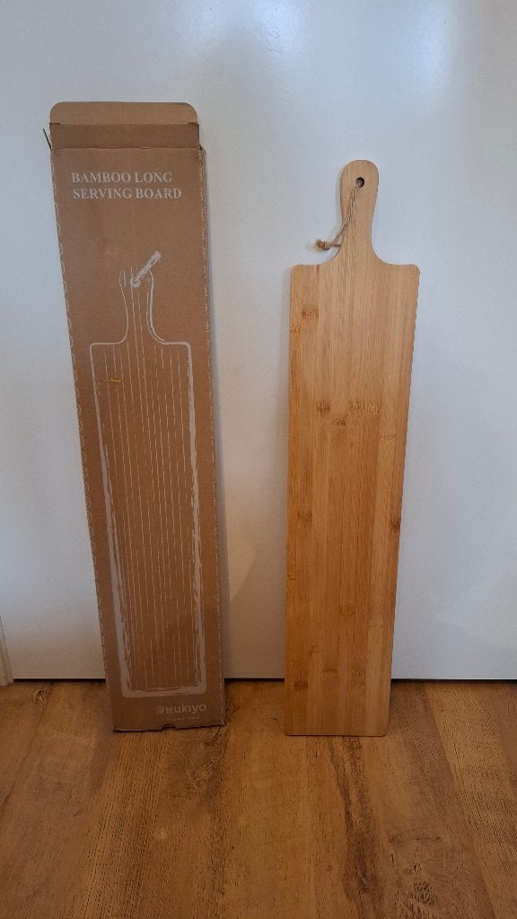 Houten borrelplank 70 cm, Ophalen, Hout, Snij-/serveerplank, Nieuw