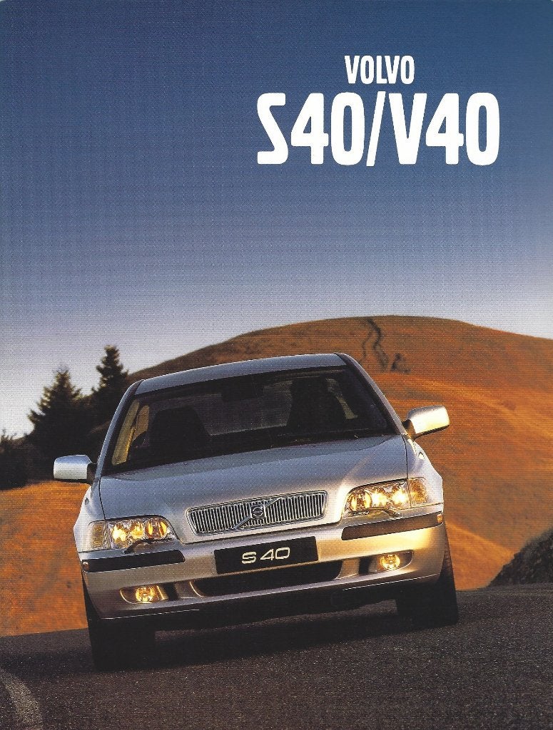 Brochure Volvo S40 / V40 Maart 2001, Ophalen of Verzenden, Gelezen, Volvo