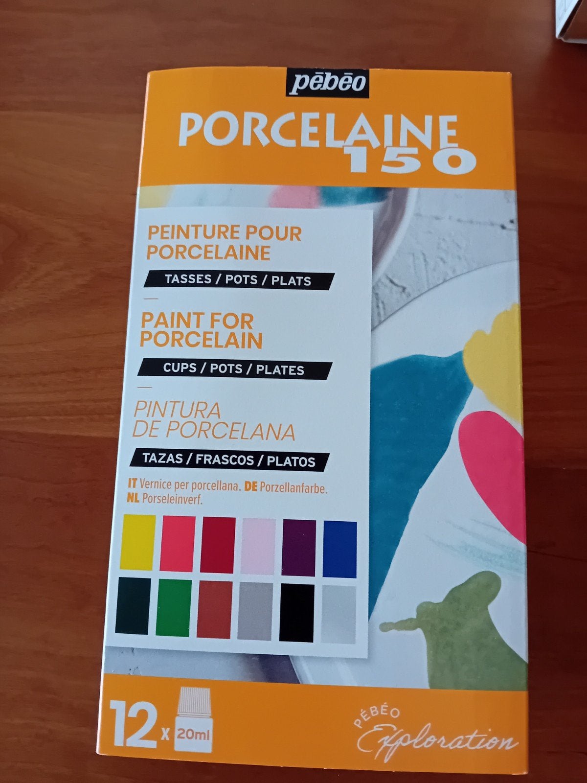 Pebeo porseleinverf 12x20ml met gratis 31 delig sjablonenset, Ophalen of Verzenden, Nieuw, Overige typen