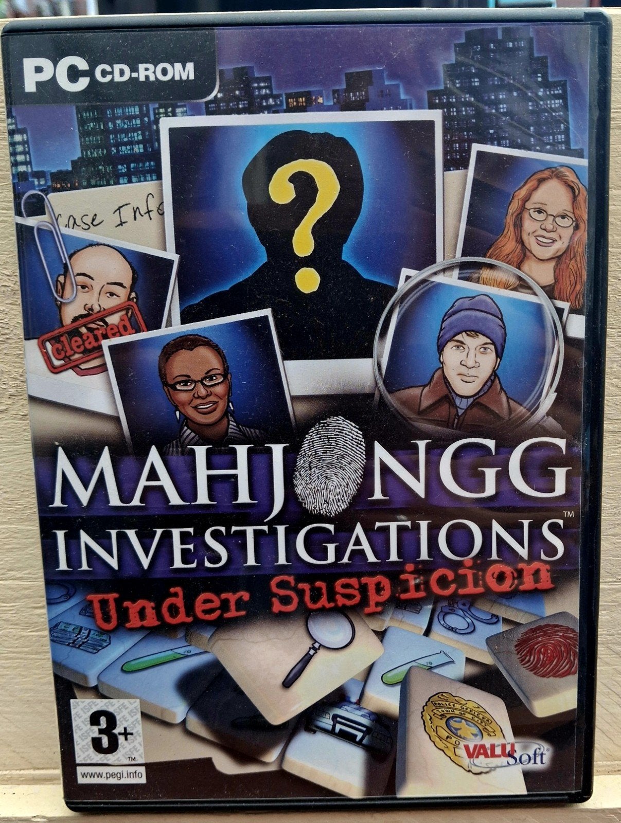 Mahjongg Investigations: Under Suspicion PC CD-ROM, Spelcomputers en Games, 1 speler, Ophalen of Verzenden, Zo goed als nieuw