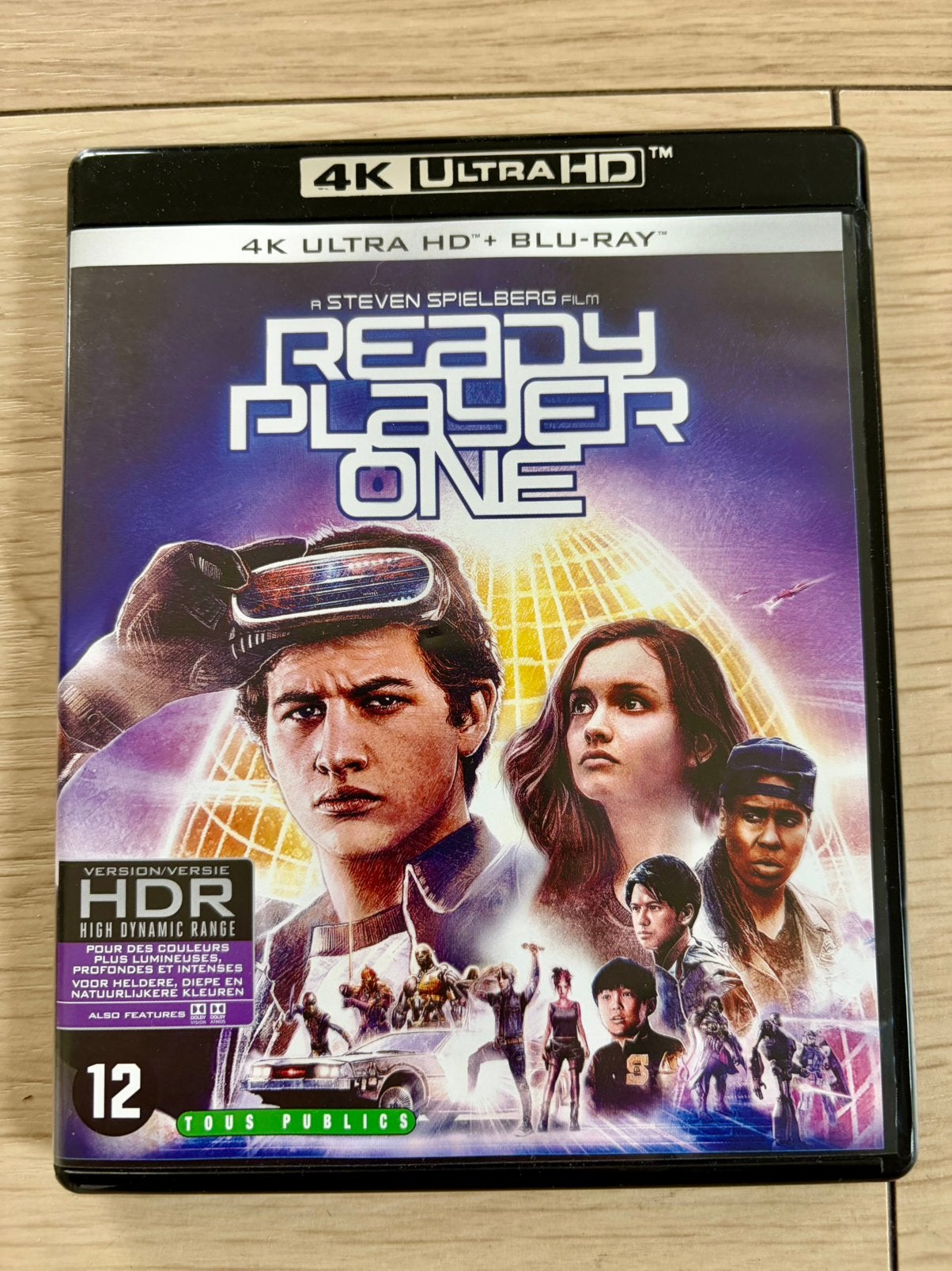 Ready Player One 4K Ultra HD + Blu-ray (Nieuwstaat), Cd's en Dvd's, Blu-ray, Zo goed als nieuw, Actie, Ophalen