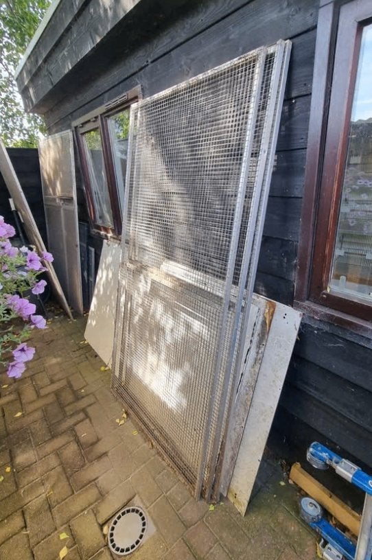 Gaaspanelen, Dieren en Toebehoren, Vogels | Hokken en Kooien, Ophalen, Gebruikt, Aluminium, Volière