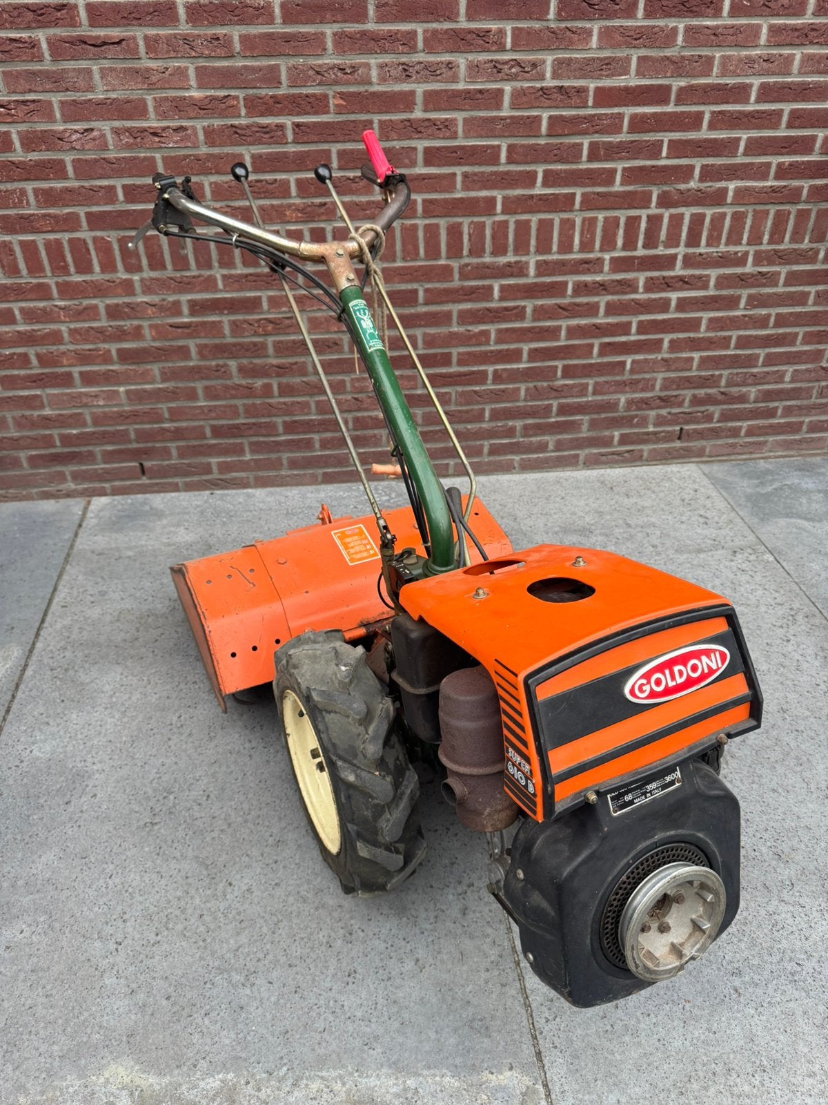 Goldoni Super 610 Diesel tuinfrees, Ophalen, Gebruikt