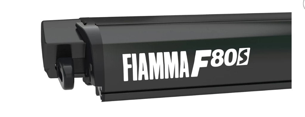 Fiamma F80s Deep Black 400 Royal Grey cassetteluifel