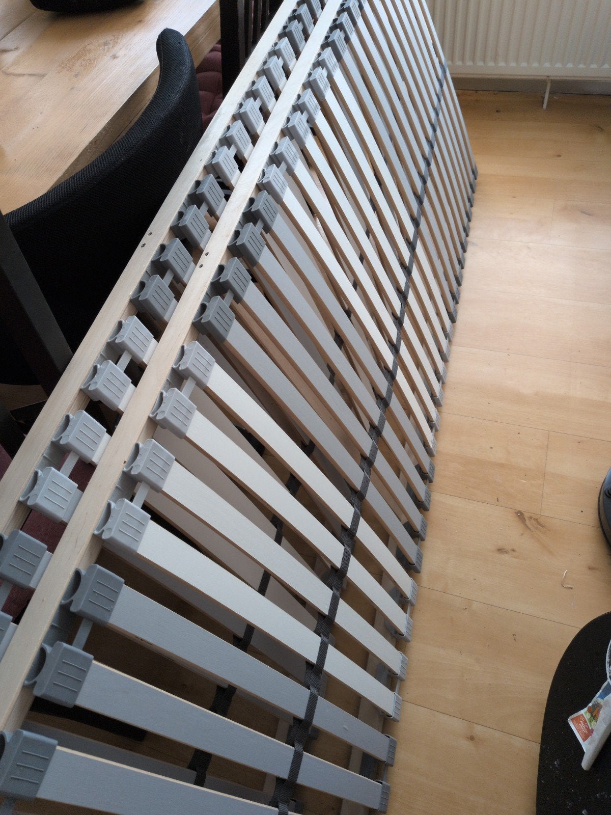 IKEA Lönset lattenbodem 140x200 cm, Ophalen, Wit, Tweepersoons, 140 cm
