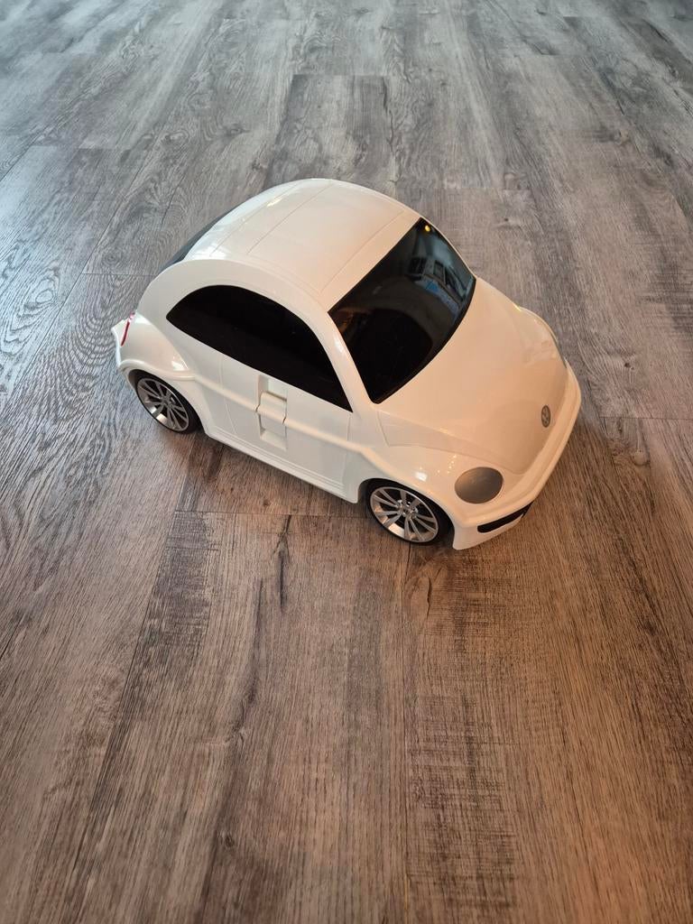Witte Volkswagen Kever Koffer - Uniek en Stijlvol, Gebruikt, Hard kunststof, 70 cm of meer, 35 tot 45 cm
