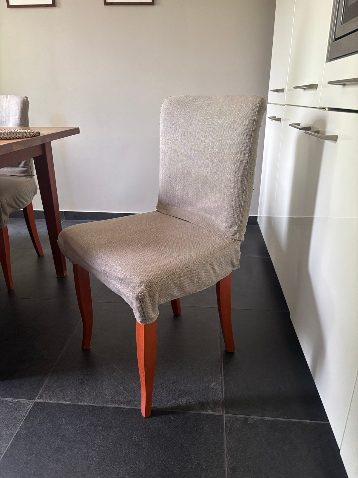 5 Eetkamerstoelen met afneembare hoes, Ophalen, Gebruikt, Overige kleuren, Eén