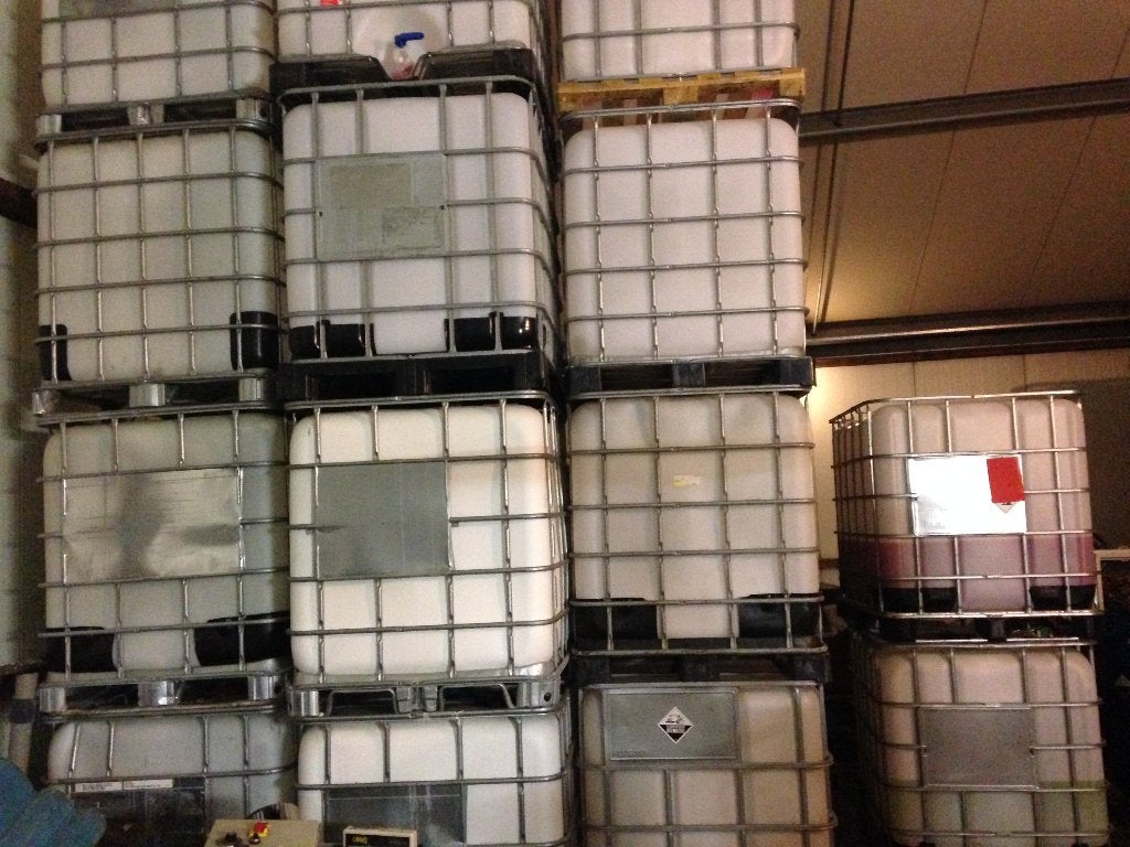 ibc 1000 ltr vat vaten, Kunststof, Met kraantje, 150 liter of meer, Ophalen of Verzenden