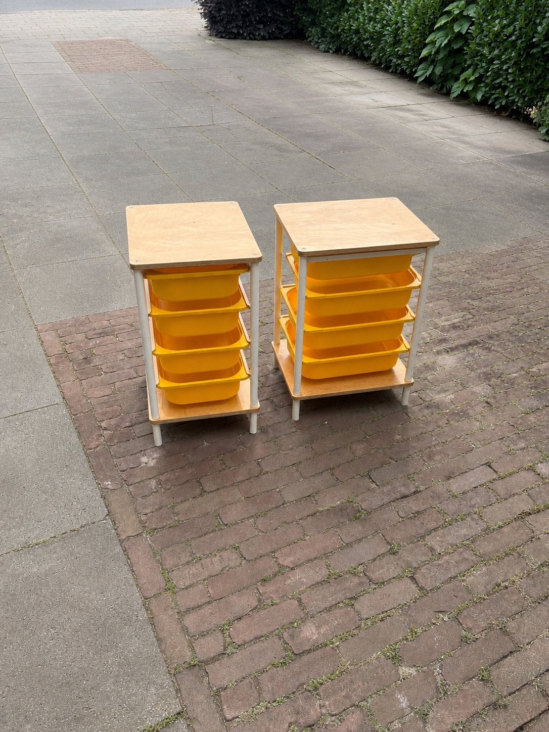 2x IKEA Trofast opbergkasten met bakken, Ophalen, Gebruikt