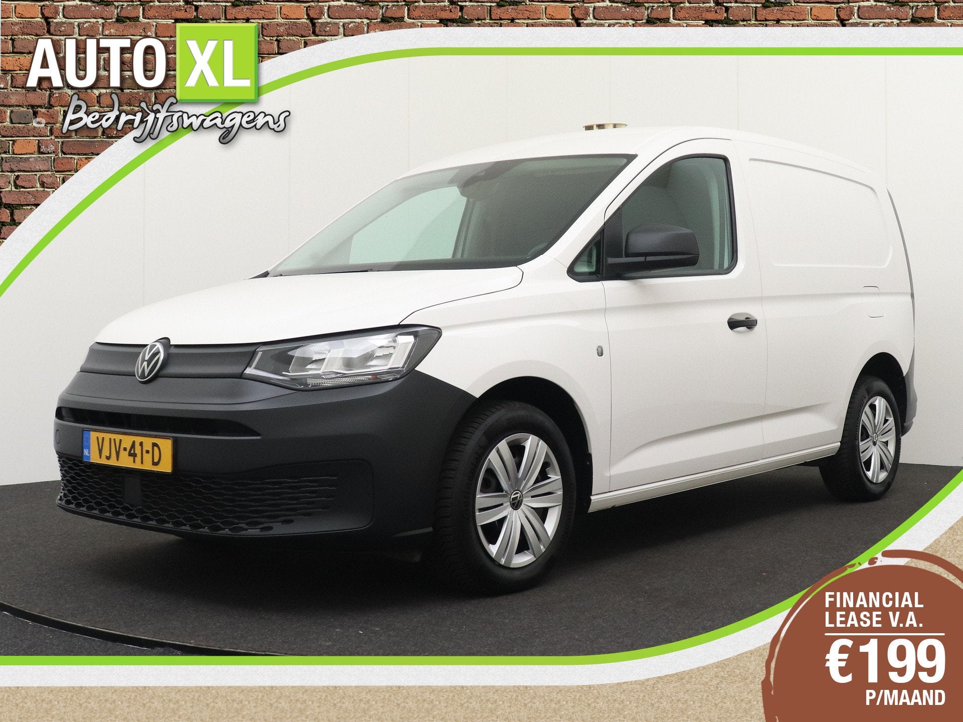 Volkswagen Caddy Cargo 2.0 TDI Comfort Trekhaak Houtenvloer, Voorwielaandrijving, Stof, Gebruikt, 4 cilinders