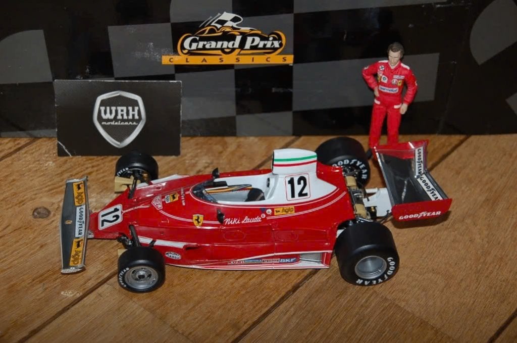 !! SALE !! FERRARI F1 312T NIKI LAUDA #12 Exoto /Figure WRH, Hobby en Vrije tijd, Modelauto's | 1:18, Verzenden, Zo goed als nieuw