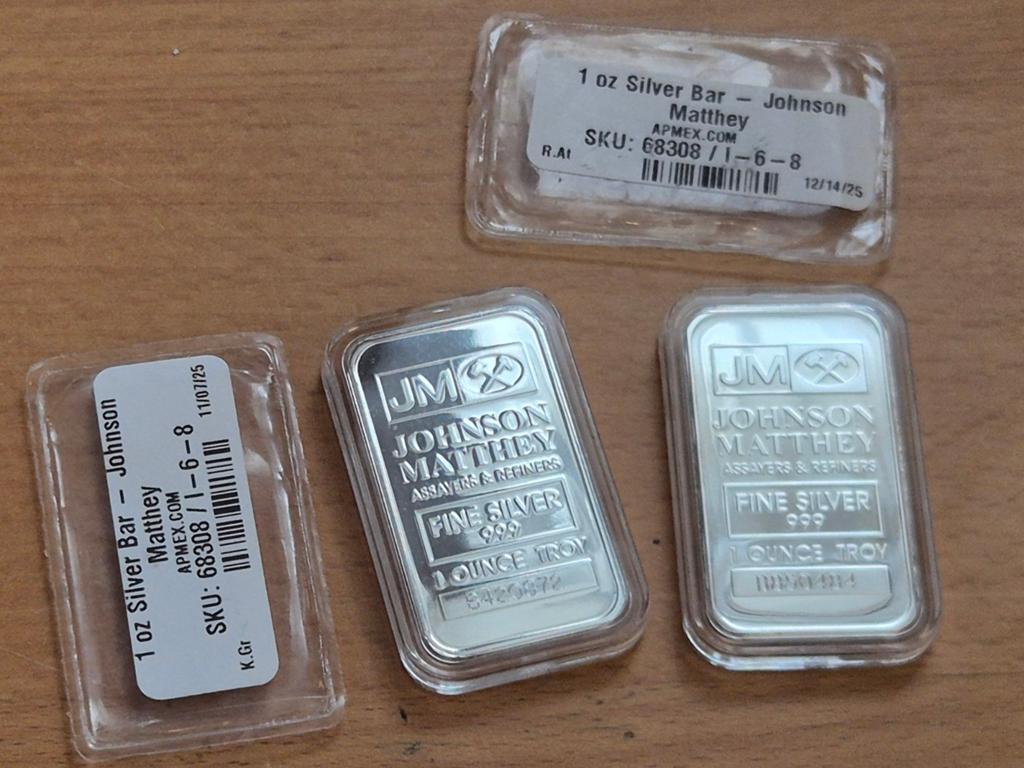 Johnson Matthey: 1 oz zilverbaar. Vintage Silver Bar. Zilver, Ophalen of Verzenden, Zilver
