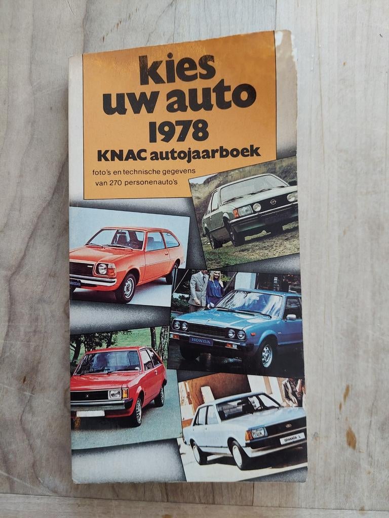 Kies Uw Auto 1978 KNAC Autojaarboek, Boeken, Auto's | Boeken, Ophalen of Verzenden, Gelezen, Algemeen, KNAC