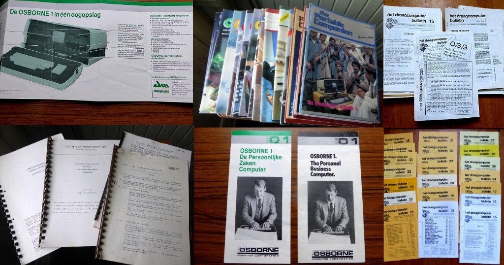 Veel mooie spullen over/voor de OSBORNE 1 CP/M computer, Ophalen of Verzenden, OSBORNE