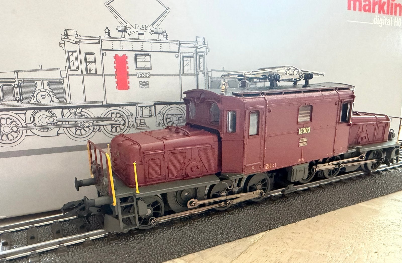 Märklin HO 37521 SBB Elektrische locomotief., Wisselstroom, Locomotief, Ophalen of Verzenden, Zo goed als nieuw