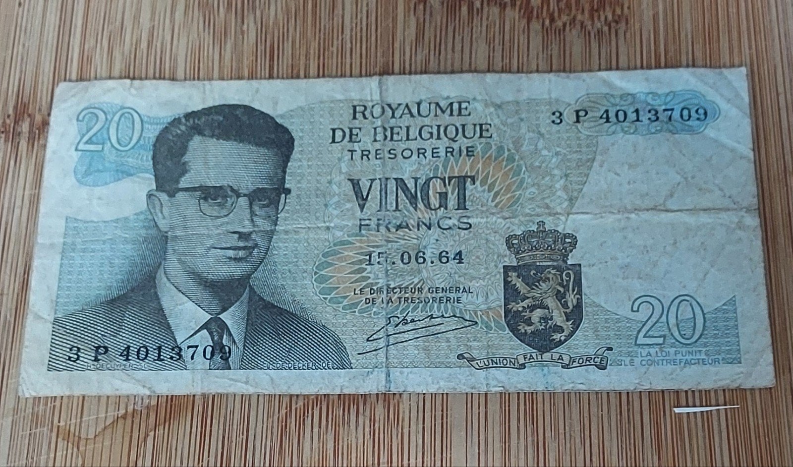 20 frank België, Postzegels en Munten, Ophalen of Verzenden, België