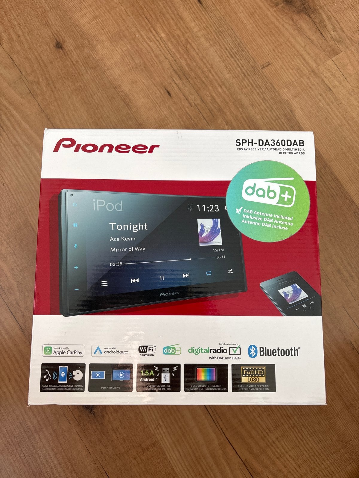 Pioneer SPH-DA360DAB Autoradio met Apple CarPlay/Android Aut, Ophalen of Verzenden, Nieuw