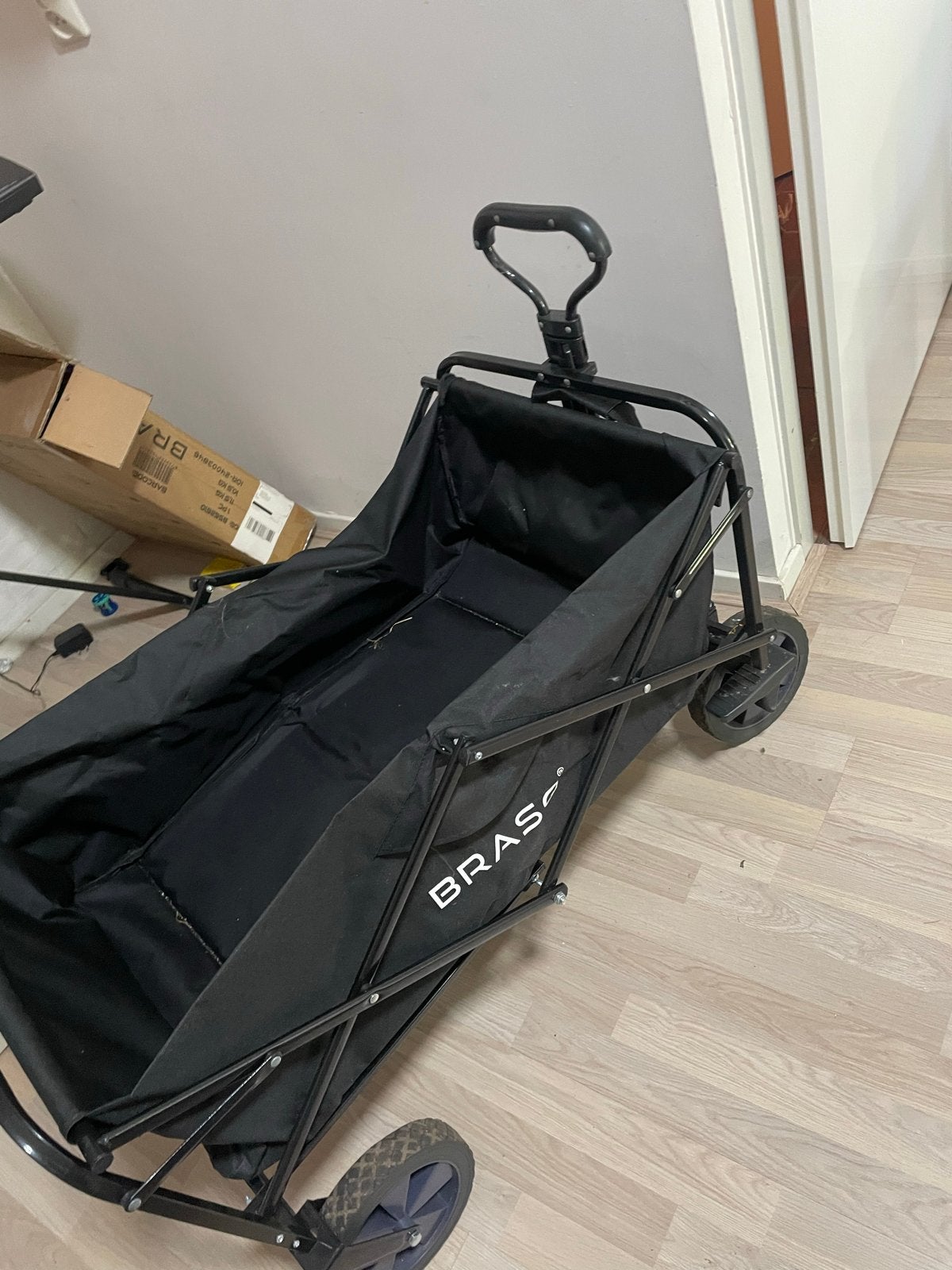 Opvouwbare bolderkar - Ideaal voor strand of boodschappen, Caravans en Kamperen, Ophalen, Opvouwbaar, Gebruikt