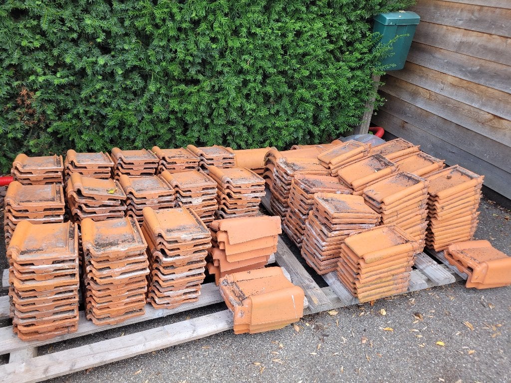 Dakpannen, Ophalen, Gebruikt, Steen of Klei, 5 tot 10 m²