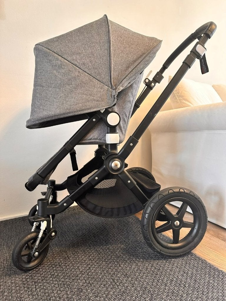 Bugaboo Cameleon 3 compleet grijs melange met reiswieg, Gebruikt, Bugaboo, Ophalen of Verzenden, Combiwagen