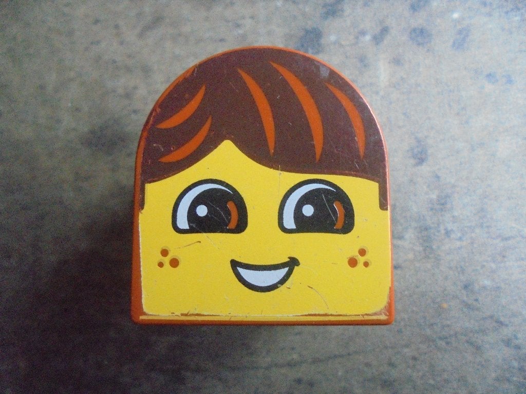 Lego Duplo Brick 2x2x2 Slope Curved Double (zie foto's), Ophalen of Verzenden, Gebruikt, Losse stenen, Duplo