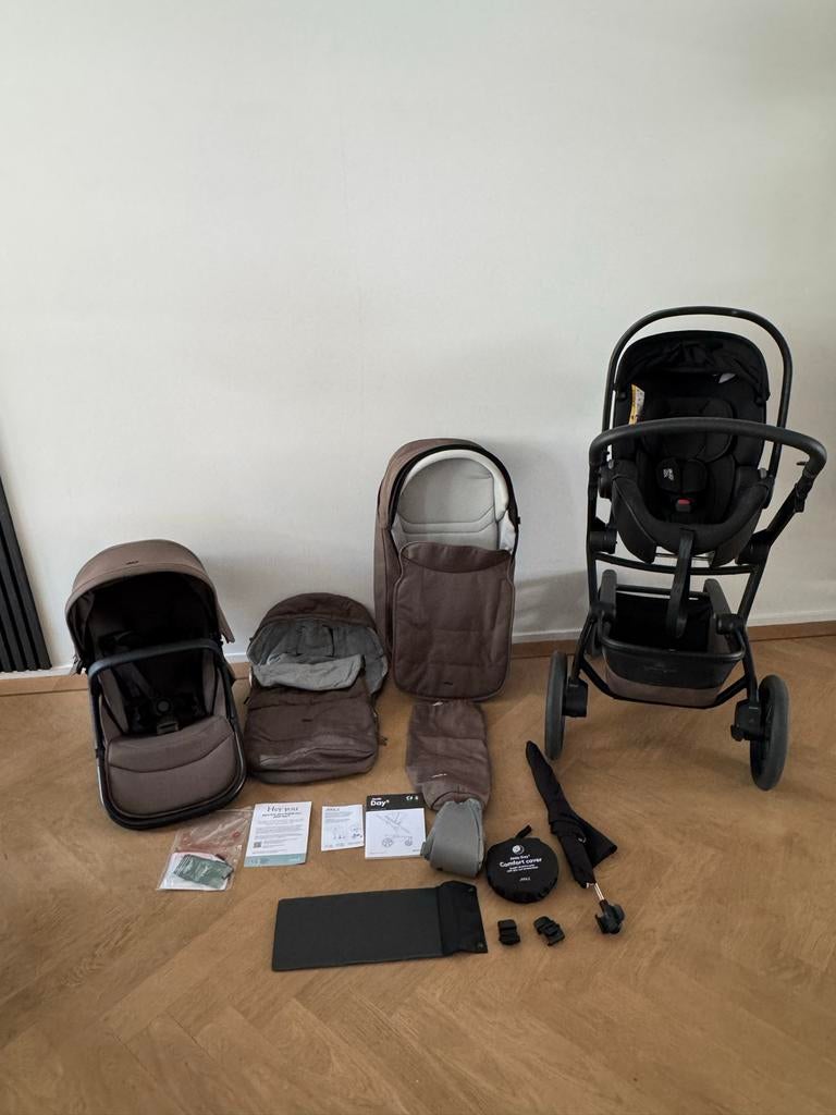 Joolz kinderwagen compleet met reiswieg en accessoires, Overige merken, Gebruikt, Ophalen of Verzenden, Combiwagen