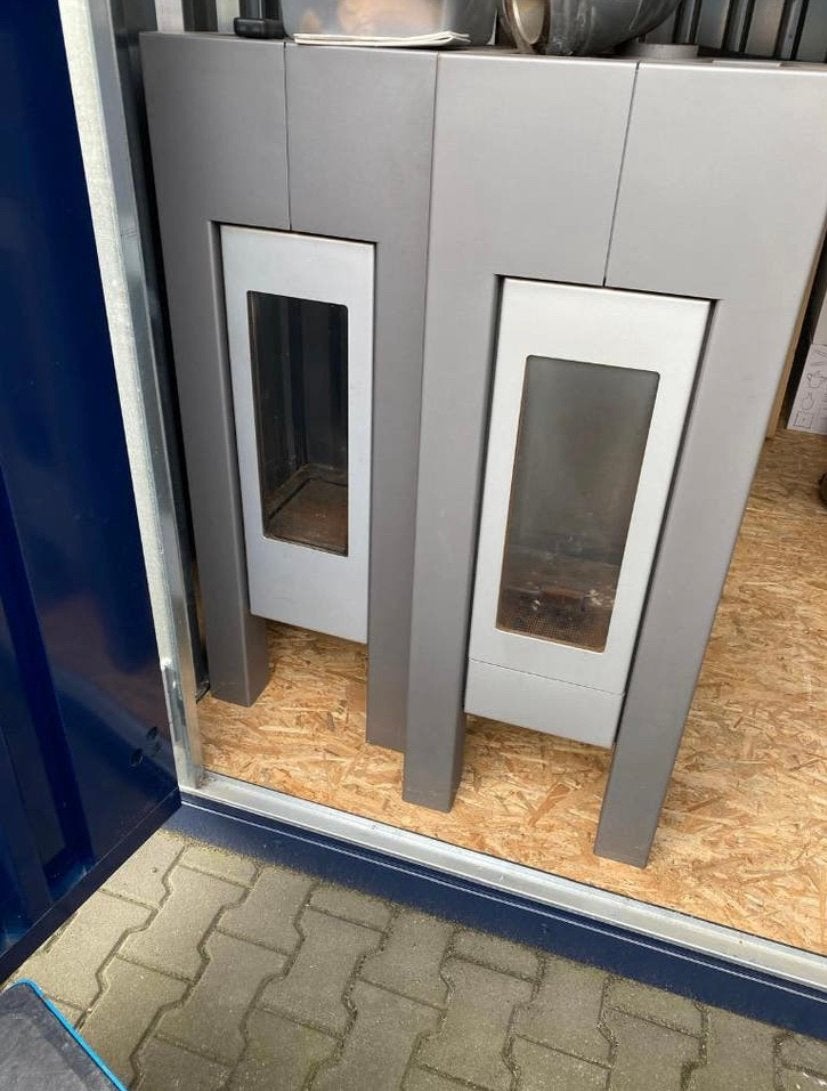 2 x gashaard gaskachel Hase modena werkend!, Huis en Inrichting, Kachels, Ophalen, Zo goed als nieuw, Gas, Gaskachel