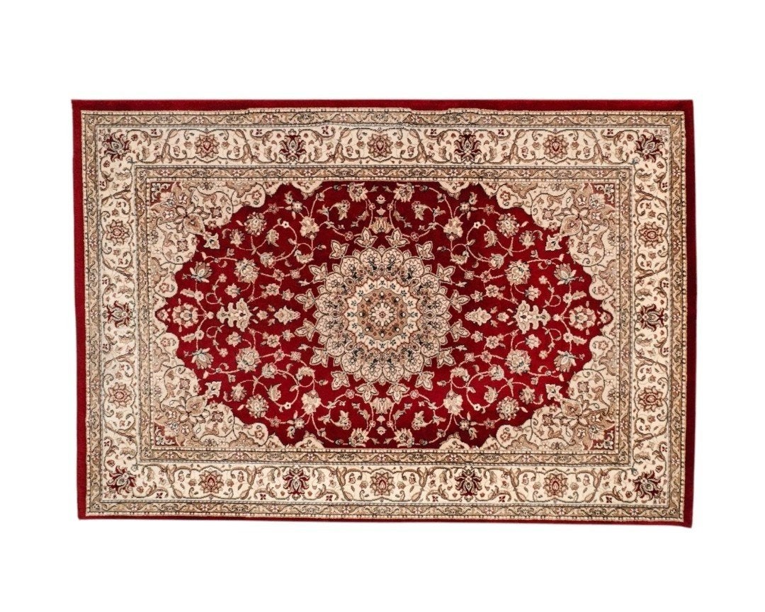 Vintage classic oosters Perzische style medall 159x223cm, 150 tot 200 cm, Ophalen of Verzenden, Klassiek oosters, Rechthoekig
