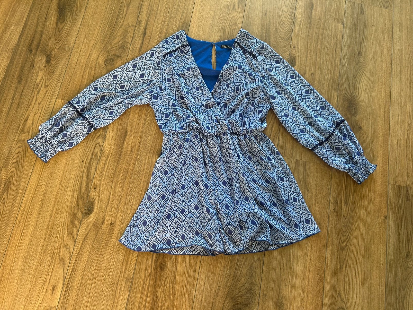 Zara jumpsuit maat M, Ophalen of Verzenden, Zo goed als nieuw, Maat 38/40 (M), Blauw