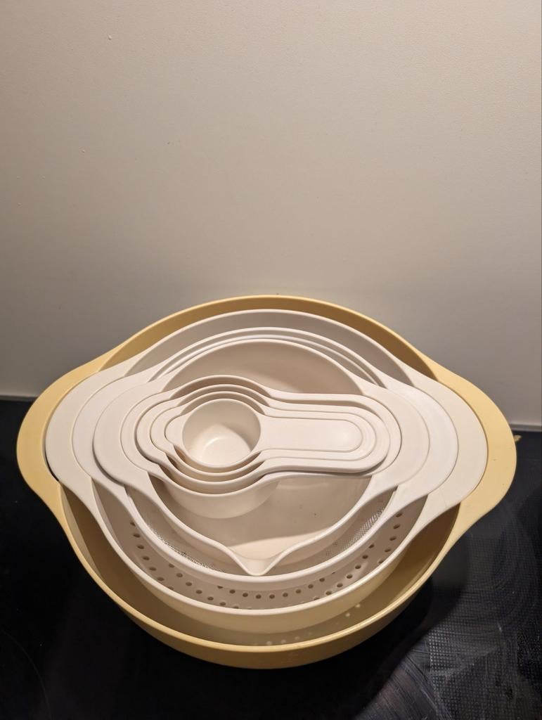Joseph Joseph schalen set, vergiet, maatverdeling, Huis en Inrichting, Keuken | Servies, Overige materialen, Gebruikt, Ophalen of Verzenden