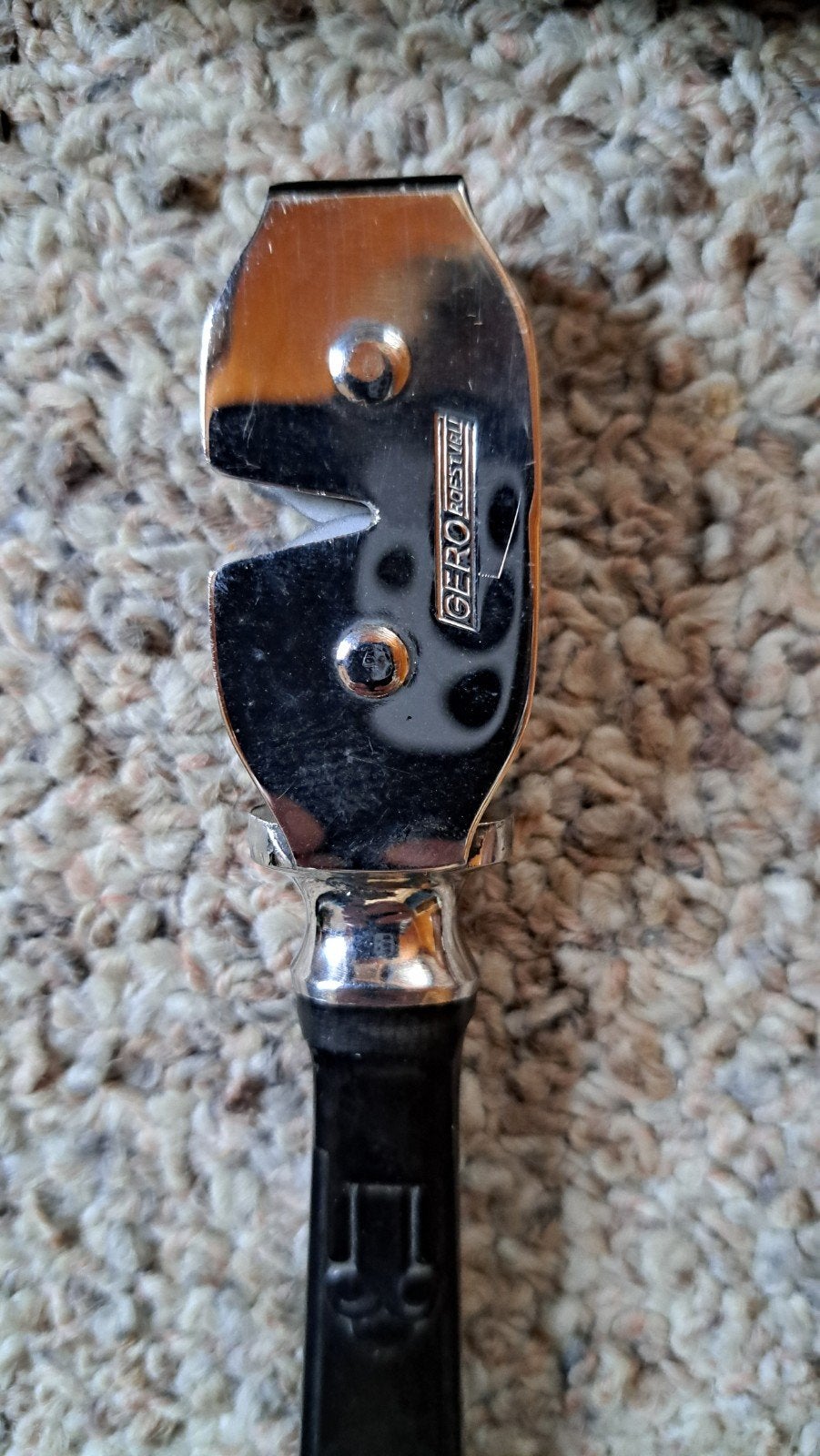 Vintage Gero RVS messenslijper in originele doos, Ophalen of Verzenden