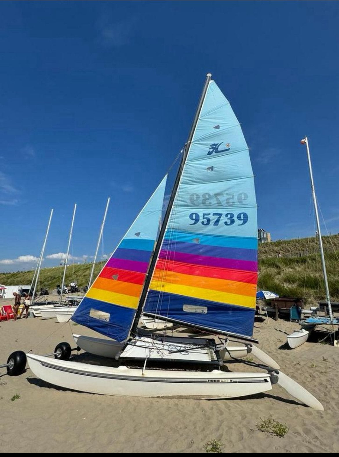 Hobie Cat 16, catamaran, Ophalen, Gebruikt, Hobie 16, Hobie